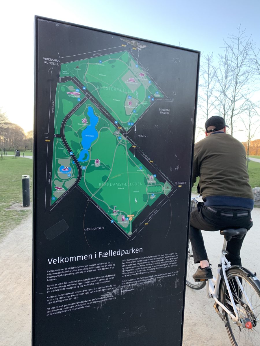 På vei til Fælledparken, København Foto: Tverga