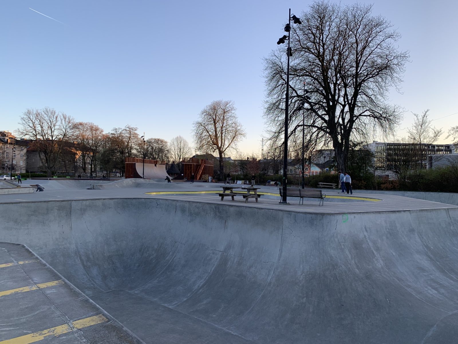 Skateparken i Fælledparken, København Foto: Tverga