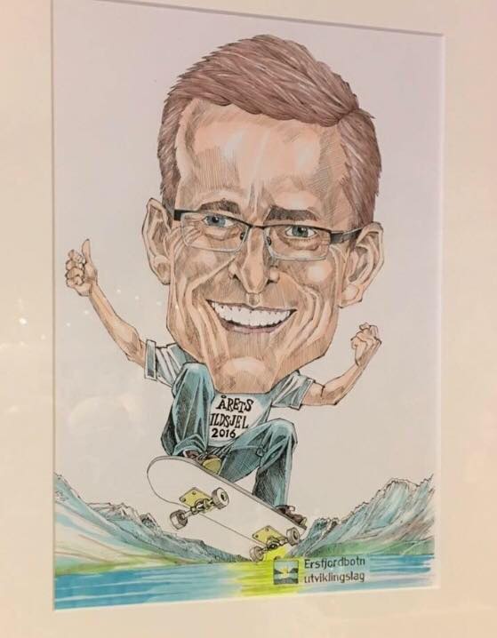 Ildsjel: Odd-Børge Hansen Foto: Blåmann Skatepark