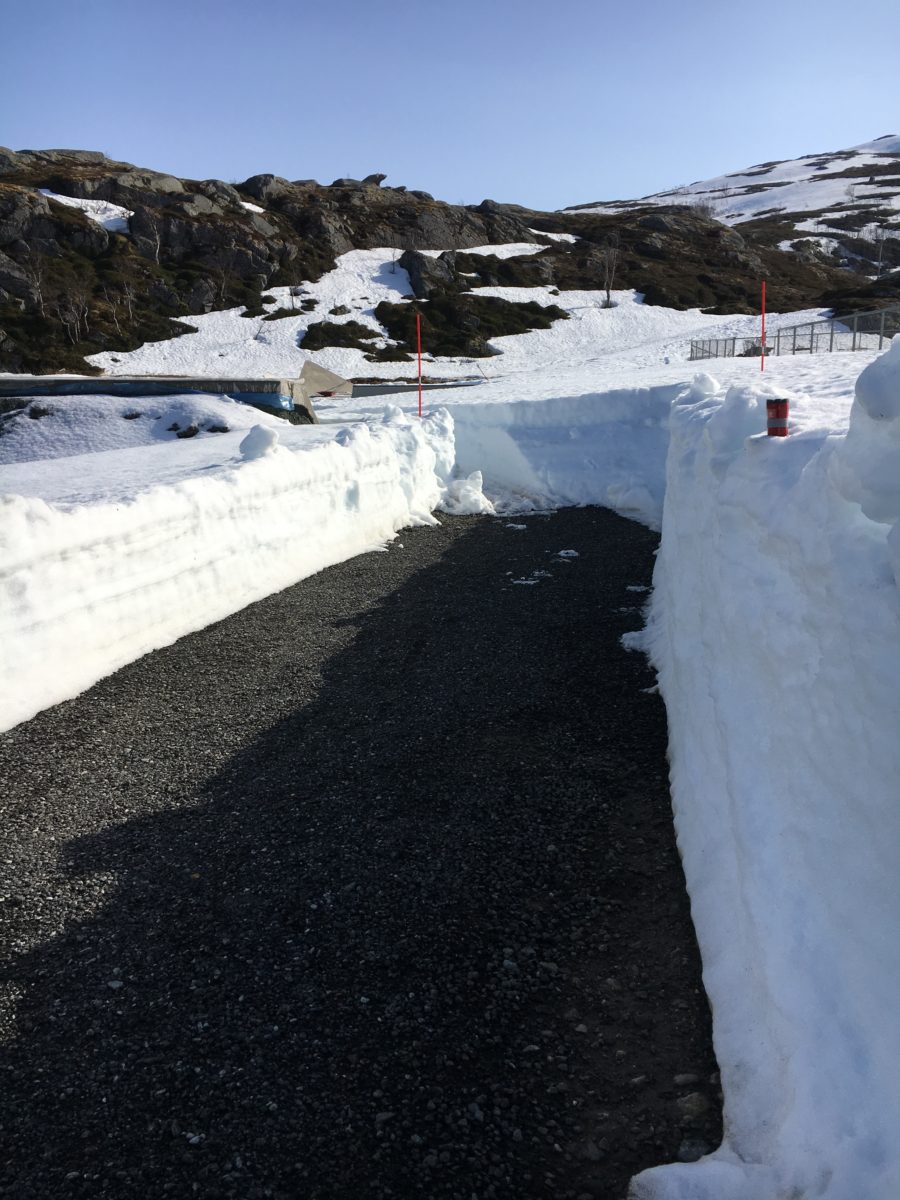 Rydding av vinteren - Foto: Blåmann Skatepark, Facebook