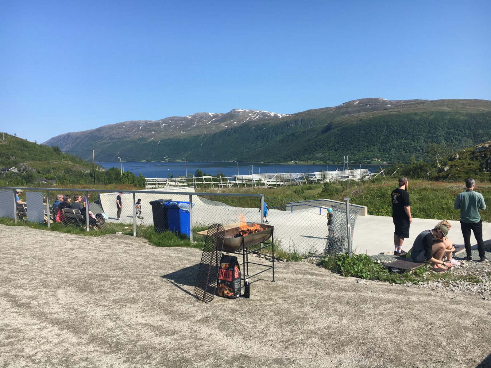 Grilling - Foto: Blåmann Skatepark, Facebook