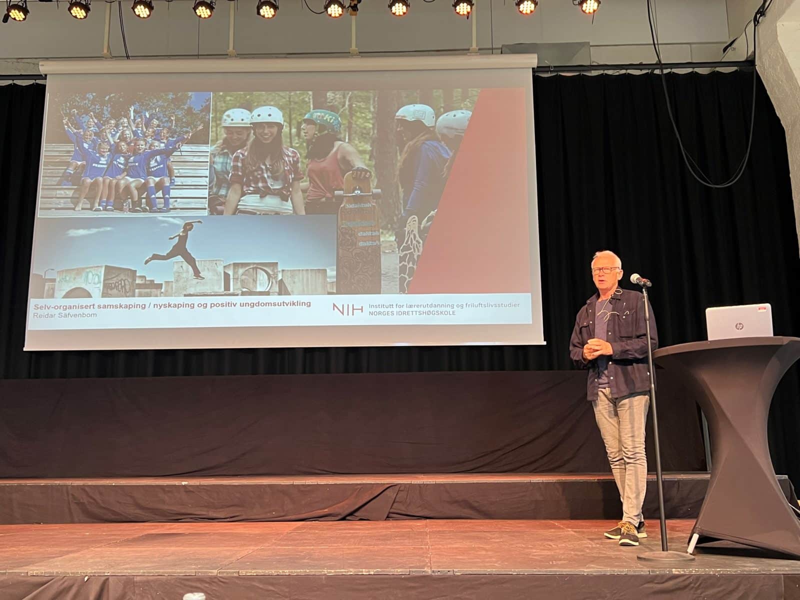 Tverga presenterte En morsom omvei prosjektet.