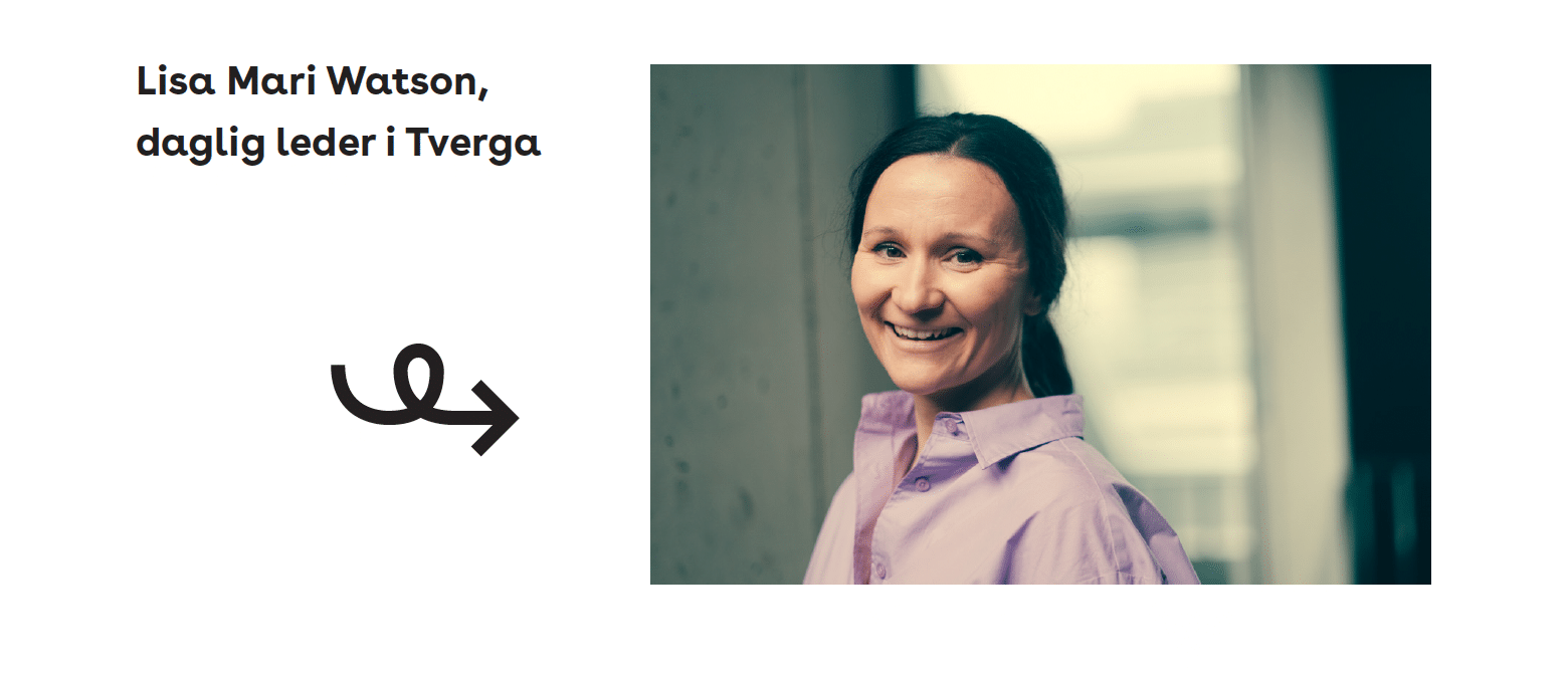 Daglig leder i Tverga, Lisa Mari Watson