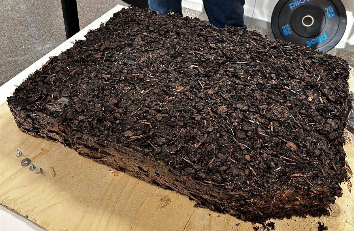 Prototypen til LekeBARK, som produseres av SINTEF, Boasson, Asplan Viak og WoodWorks! Foto: Oslobygg KF